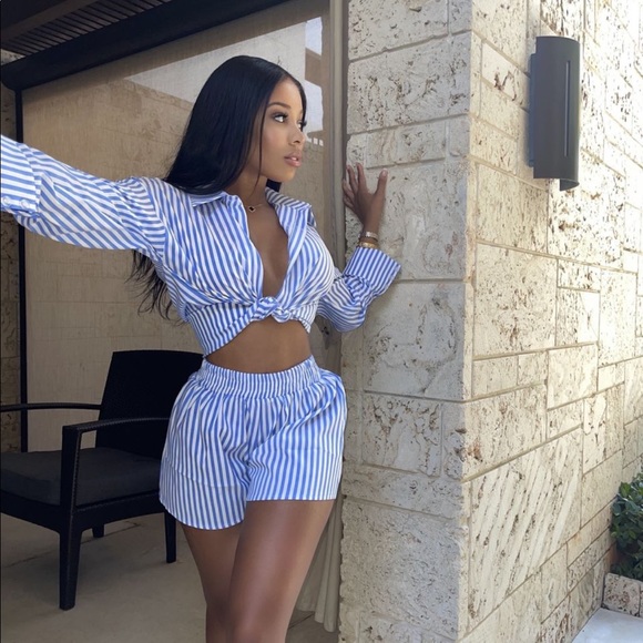 Summer vibes short set- great material - Picture 6 of 8